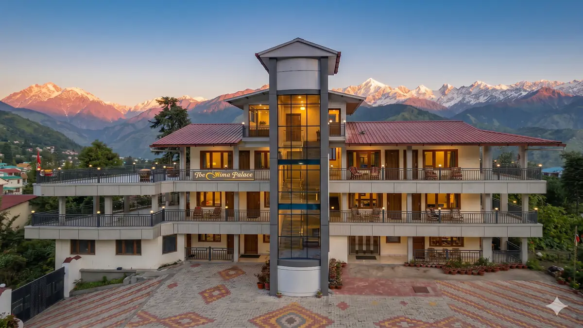 Panchachuli mountain view from The Aama Palace