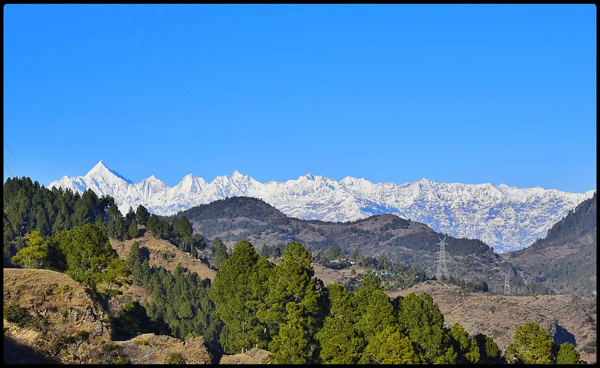 Panchachuli view from The Aama Palace