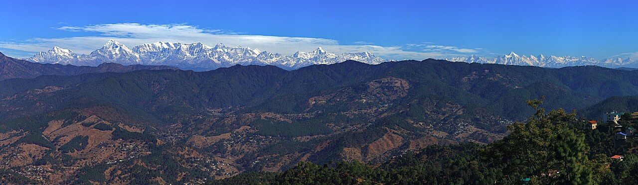 Kumaon Himalaya panorama