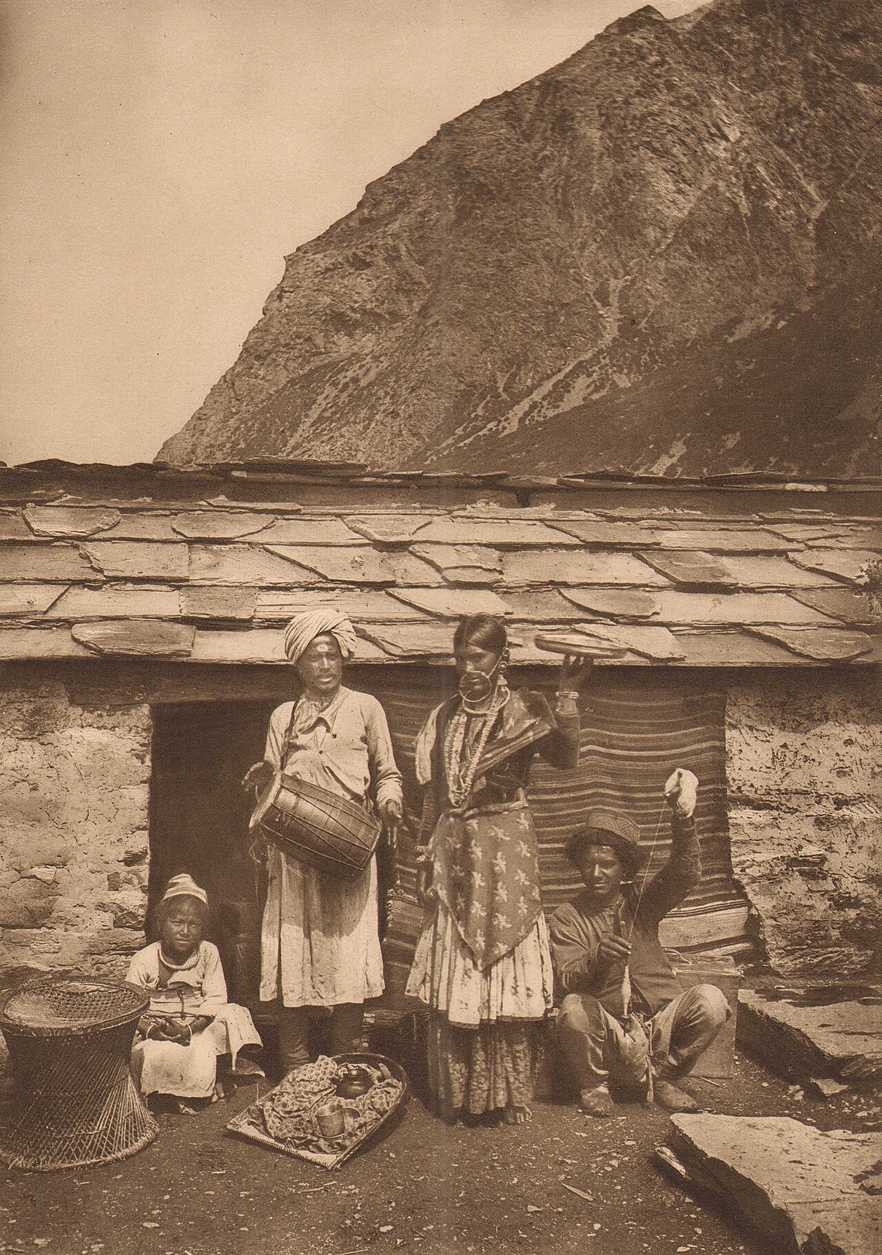 Milam village on the route to Milam Glacier