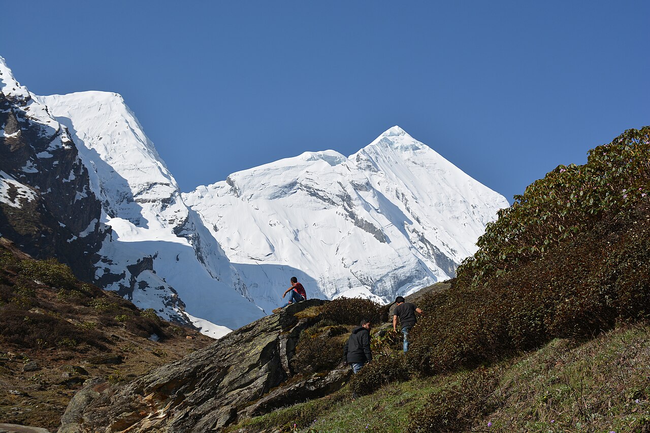 Panchachuli summit view from The Aama Palace